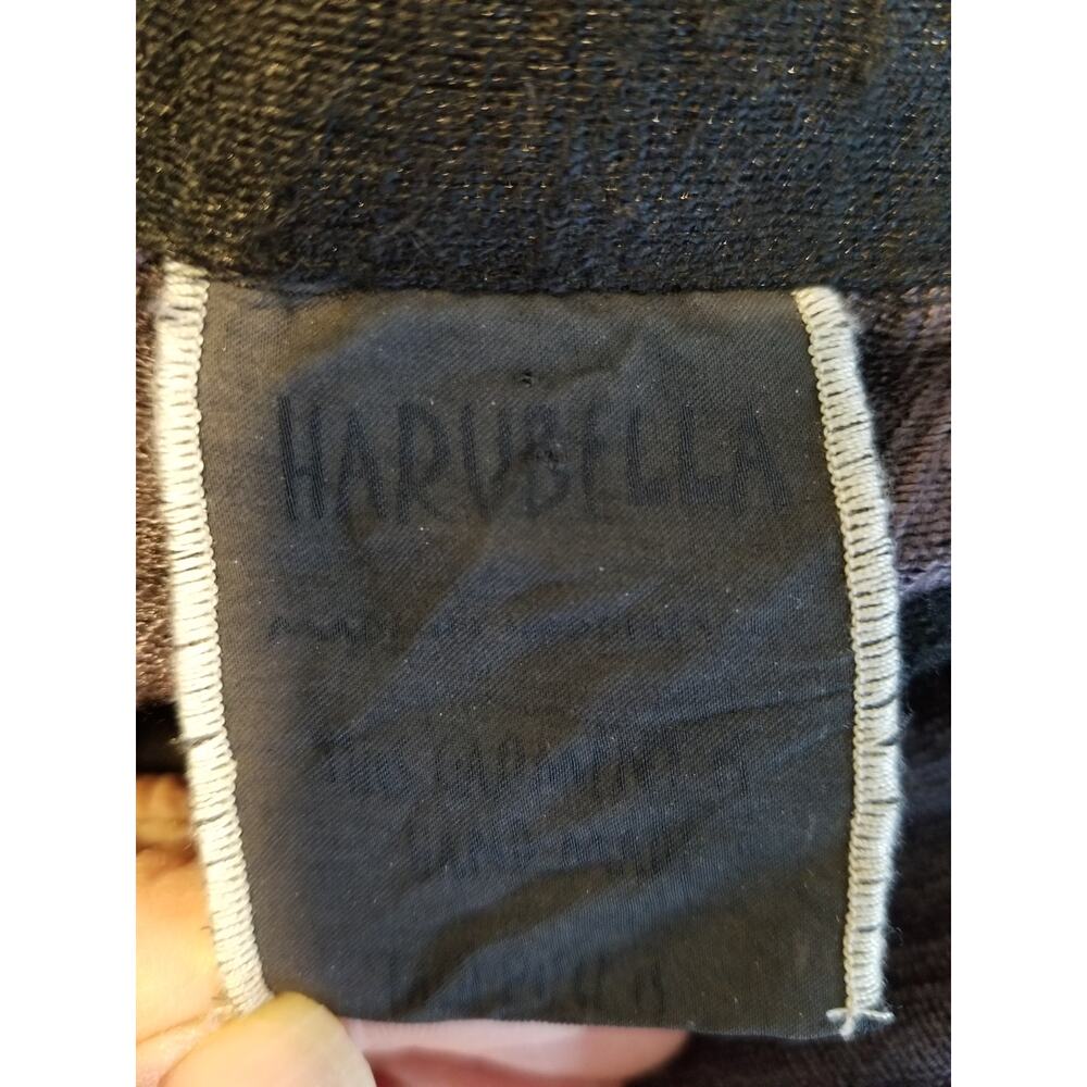 Harubella Women's Lagenlook Art To Wear Jacket Purple Black Size Large - Picture 3 of 10
